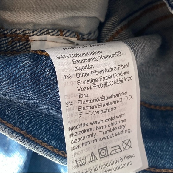 Madewell 10” High Rise Skinny Jeans Mackey Wash Womens 25 - Picture 6 of 8